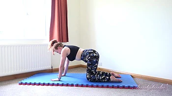 Yoga Workout with Red