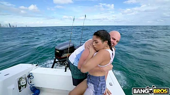 Cuban Hottie Gets Rescued at Sea