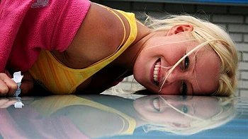 Blonde clip with emotional Sophie Moone from Sweet Sophie Moone