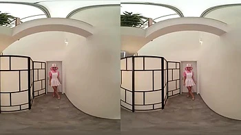 Blonde pornstar in 3D doggy, cowgirl, blowjob & cumshot