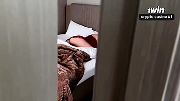 Stepmom Fucks Stepson's Big Cock, Can't Resist