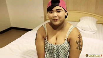 JohnTronX - Hardcore sex with a hot Thai amateur fatty: Blowjob, Doggy  Cowgirl Porn