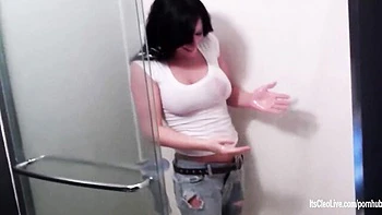 Brunette Ms & Cleo Strip Masturbate with Toys