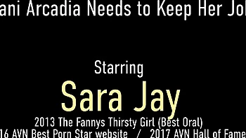 Sara Jay & Arcadia Eat Pussy and Finger Deep