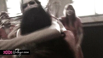 Pierced cop Mia Vendome eats and licks pussy hard