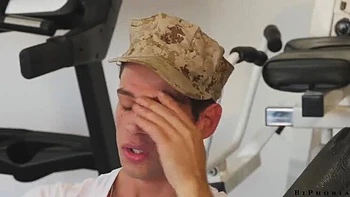 Marine Wife Confesses Bisexual Affair - Hot Threesome with MILF & Guy