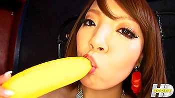 Japanese Banana Boob Play - Big Asian Tits