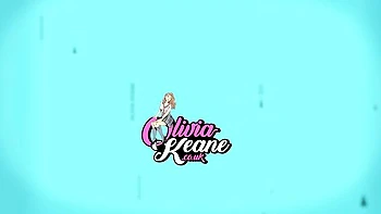 Young British babe Olivia Keane swallows cum