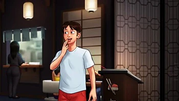 Summertime Saga Hentai: Busty Stepmom Fucked Hard by Big Dick After Date