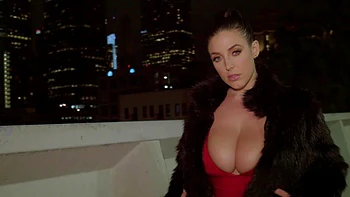 Angela White’s asshole gaped doggy by horny brunette pornstar