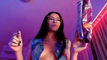 250003: Fansly, Brunette  Masturbation Porn