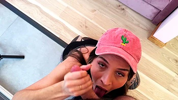 Teen blowjob and hardcore fun