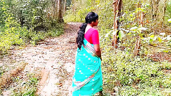 Indian Couple Fuck Outdoors with Big Tits & Huge Cock