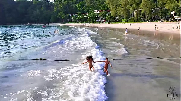 Asian beauty Putri Cinta shows off hard round tits in Sparks Fly film