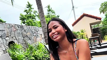 Tattooed Thai Babe Spreads Legs for Horny Cock