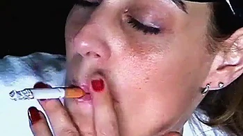 Solo Smoking Fetish Play