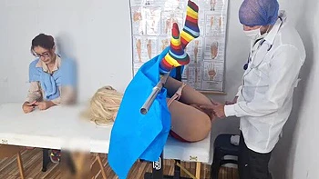 Step Mom Fucks Redhead Teen During First Gyno Exam