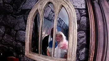 Naughty British College Girl Gets Spanked and Gives Deep Blowjob