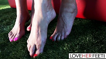 Brittany Andrews and Victoria Zdrok’s Kinky Foot Fetish Fun