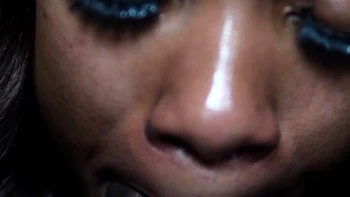 POV pornstar girlfriend sucks big black cock bareback