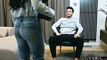 Alex Charger & Milan Cheek: Hairy Pussy, Reverse Cowgirl