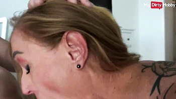 German Stepmom Fucks Stepson's Ass Hard