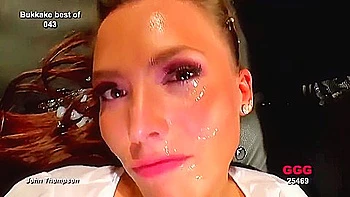 Blonde Bukkake Gangbang with Facial & Swallow