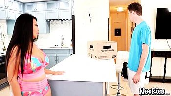 Krystal's Mature Milf Sucks Huge Cock