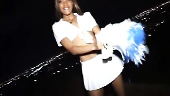 Tattooed Black Guy Fucks Petite Brunette Teen Outdoor