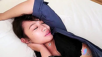 Asian Teacher with Big Tits Rides Cock Cowgirl Glasses POV