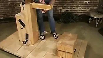 Blonde MILF Claire Adams Dominates with Bondage, Handjob & Squirt