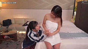 Japanese Teens Orgy with Big Tits & Ass
