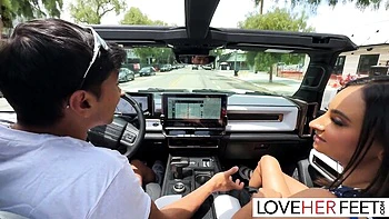 Max's Sexy Feet Get Fucked Outdoor