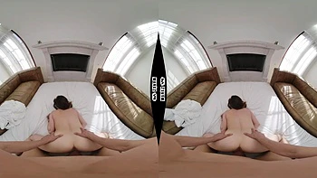 Brunette Employee Gets Fucked in VR