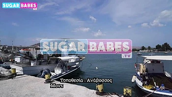 Greek curvy brunette gets fucked hard deep-throat