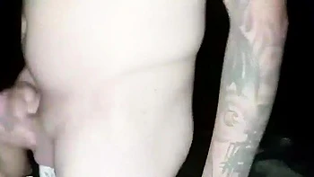 Brunette Milf Gets Ass Fucked and Blowjob Outdoors