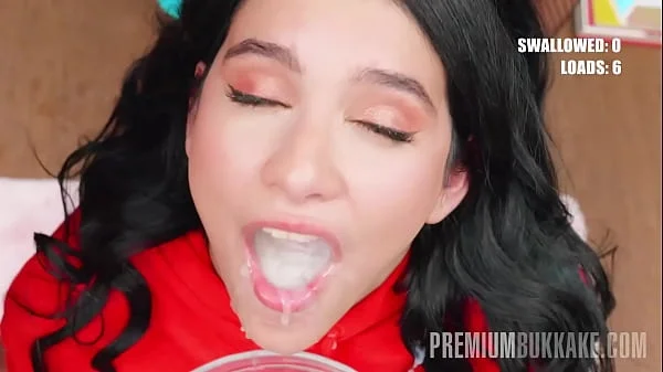 PremiumBukkake - Min Galilea swallows 101 huge cumshots