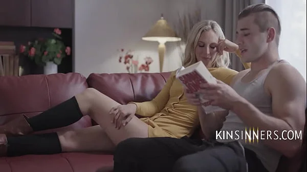Step Mom's Obsession With Erotic Novels - Mona Wales