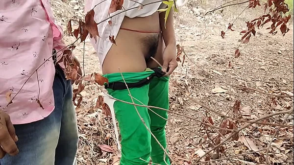 रांड़ को जंगल में जाकर उसकी चूत फाड़ दी