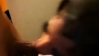 Foreign Ebony Babe Gives POV Blowjob & Handjob