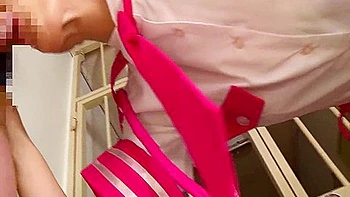 Asian Milf Cop Aki-chan Deepthroats On Patrol