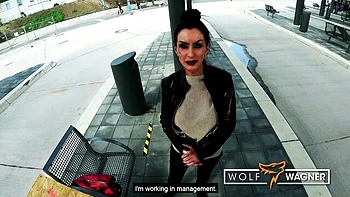 Sidney's Big-Tit Gothic Train Station Fuck