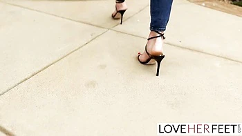 Katrina Colt's kinky foot fetish and sock worship