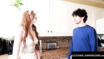 Blonde babe devours pussy and ass blowjob