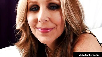 Busty Julia Ann’s dirty blowjob and cum