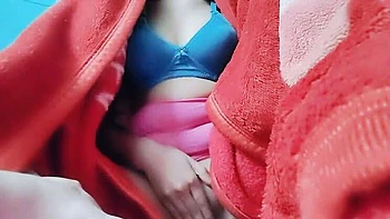 Desi Indian Teen Gives Blowjob and Fingering in School Uniform