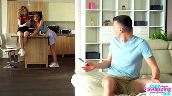 Naughty Nata Ocean & Tiffany Tatum Ride Stepbro's Big Cock