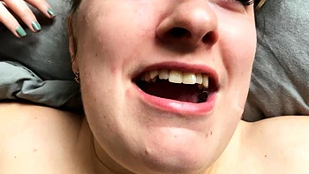 Danish Caroline Sucks Cum Deep