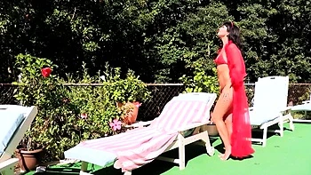 Brunette Milf Daphney Rose Solo Ass Play