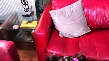 POV Schoolgirl Sloppy Blowjob